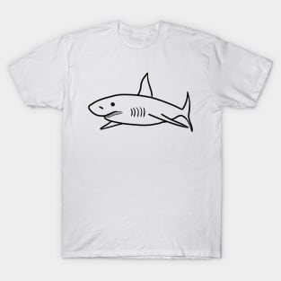 Stick figure shark T-Shirt